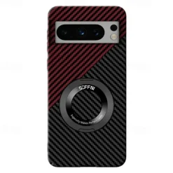 Phone Case For Google Pixel 8 Pro Pixel 8 Pixel 7 Pixel 7 Pro Back Cover with Stand Holder Support Wireless Charging Shockproof PC Metal