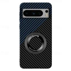 Phone Case For Google Pixel 8 Pro Pixel 8 Pixel 7 Pixel 7 Pro Back Cover with Stand Holder Support Wireless Charging Shockproof PC Metal