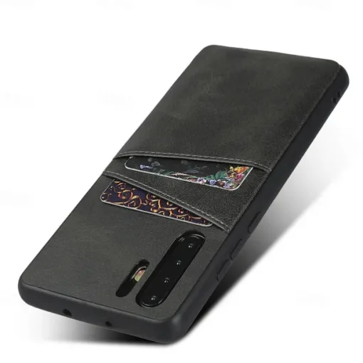 Phone Case For Huawei P30 P30 Pro P30 Lite P20 Pro P20 lite Mate 30 Mate 30 Pro Back Cover Leather Card Holder Solid Color PU Leather