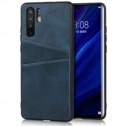 Phone Case For Huawei P30 P30 Pro P30 Lite P20 Pro P20 lite Mate 30 Mate 30 Pro Back Cover Leather Card Holder Solid Color PU Leather