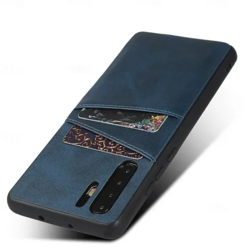 Phone Case For Huawei P30 P30 Pro P30 Lite P20 Pro P20 lite Mate 30 Mate 30 Pro Back Cover Leather Card Holder Solid Color PU Leather