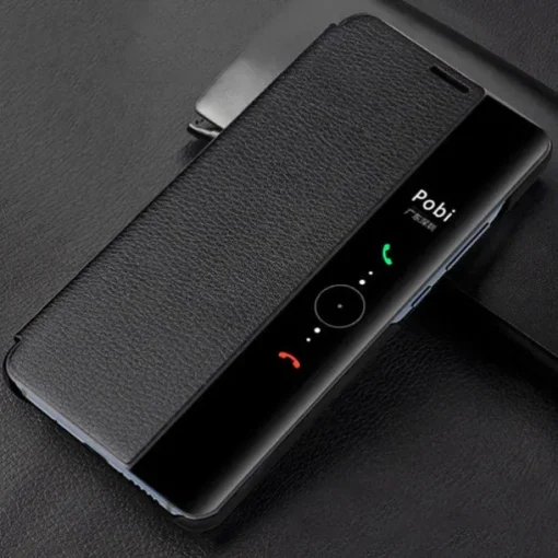 Phone Case for Huawei P40 P30 P20 Pro Lite Mate 40 30 20 Pro Honor 20 Pro With Windows Flip Translucent Full Body Cases Hard PU Leather Luxury Leather Hard PC Window View Smart Clear View