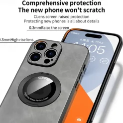 Phone Case For iPhone 16 15 14 Pro Max Plus 15 14 Pro Max 13 12 11 Pro Max Back Cover with Stand Holder Support Wireless Charging Shockproof TPU PU Leather