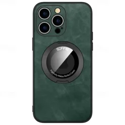 Phone Case For iPhone 16 15 14 Pro Max Plus 15 14 Pro Max 13 12 11 Pro Max Back Cover with Stand Holder Support Wireless Charging Shockproof TPU PU Leather