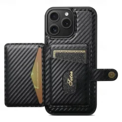 Phone Case For iPhone 16 15 14 Pro Max Plus 13 12 Pro Max Back Cover with Stand Holder Magnetic Support Wireless Charging Retro TPU PC PU Leather