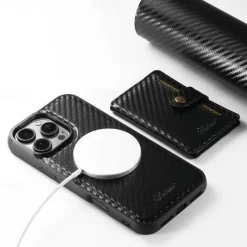 Phone Case For iPhone 16 15 14 Pro Max Plus 13 12 Pro Max Back Cover with Stand Holder Magnetic Support Wireless Charging Retro TPU PC PU Leather