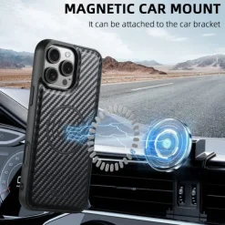 Phone Case For iPhone 16 15 14 Pro Max Plus 13 12 Pro Max Back Cover with Stand Holder Magnetic Support Wireless Charging Retro TPU PC PU Leather