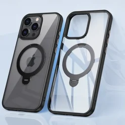 Phone Case For iPhone 16 15 14 Pro Max Plus 13 12 Pro Max Back Cover Magnetic Support Wireless Charging Shockproof Retro TPU PC