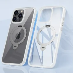 Phone Case For iPhone 16 15 14 Pro Max Plus 13 12 Pro Max Back Cover Magnetic Support Wireless Charging Shockproof Retro TPU PC