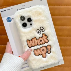 Phone Case For iPhone 16 15 14 Pro Max Plus 13 12 11 Pro Max Back Cover Shockproof Retro Plush