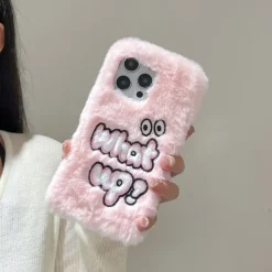 Phone Case For iPhone 16 15 14 Pro Max Plus 13 12 11 Pro Max Back Cover Shockproof Retro Plush