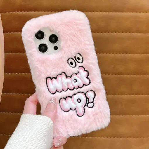 Phone Case For iPhone 16 15 14 Pro Max Plus 13 12 11 Pro Max Back Cover Shockproof Retro Plush