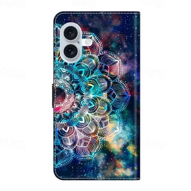 Phone Case For iPhone 16 15 14 Pro Max Plus 13 12 11 Pro Max Mini Back Cover with Stand Holder Shockproof Retro PU Leather