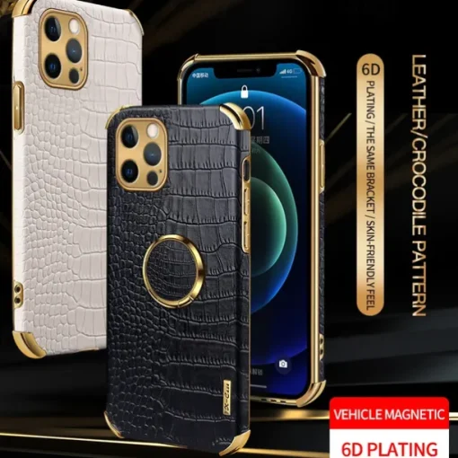 Phone Case For iPhone 16 15 14 Pro Max Plus 13 12 11 Pro Max Mini Back Cover Shockproof TPU PU Leather