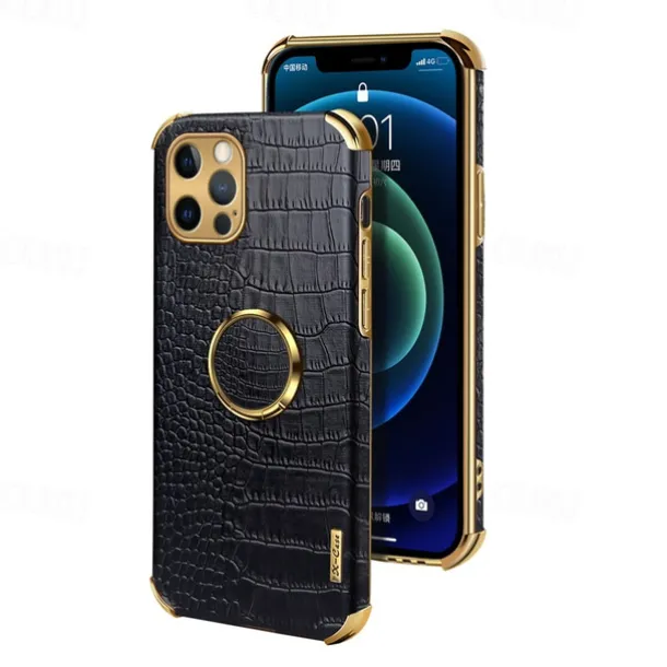 Phone Case For iPhone 16 15 14 Pro Max Plus 13 12 11 Pro Max Mini Back Cover Shockproof TPU PU Leather