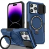 Phone Case For iPhone 16 15 14 Pro Max Plus 13 12 11 Pro Max Back Cover with Stand Holder Magnetic Support Wireless Charging Retro PC