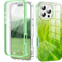 Phone Case For iPhone 16 15 14 Pro Max Plus 13 12 11 Pro Max Wallet Case Support Wireless Charging Retro TPU Acrylic