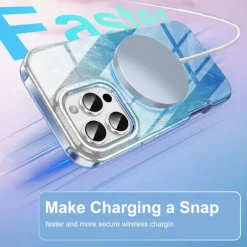 Phone Case For iPhone 16 15 14 Pro Max Plus 13 12 11 Pro Max Wallet Case Support Wireless Charging Retro TPU Acrylic