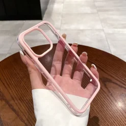 Phone Case For iPhone 16 15 14 Pro Max Plus 15 14 Pro Max 13 Pro Max Back Cover Transparent Shockproof TPU Acrylic