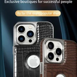 Phone Case For iPhone 16 15 14 Pro Max Plus 13 12 11 Pro Max Back Cover with Stand Holder Magnetic Support Wireless Charging Retro TPU PC
