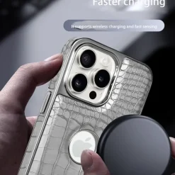 Phone Case For iPhone 16 15 14 Pro Max Plus 13 12 11 Pro Max Back Cover with Stand Holder Magnetic Support Wireless Charging Retro TPU PC