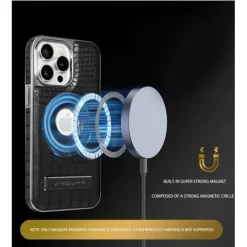 Phone Case For iPhone 16 15 14 Pro Max Plus 13 12 11 Pro Max Back Cover with Stand Holder Magnetic Support Wireless Charging Retro TPU PC