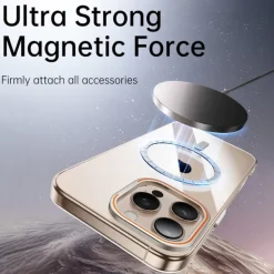 Phone Case For iPhone 16 15 14 Pro Max Plus Back Cover with Stand Holder Magnetic Support Wireless Charging Retro PC