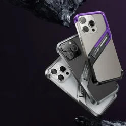 Phone Case For iPhone 16 15 14 Pro Max 13 Pro Max Back Cover with Stand Holder Shockproof Metal