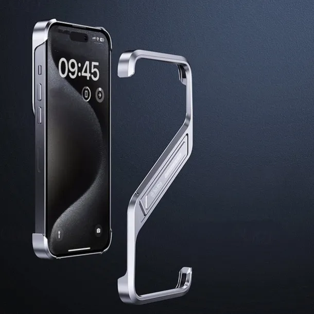Phone Case For iPhone 16 15 14 Pro Max 13 Pro Max Back Cover with Stand Holder Shockproof Metal
