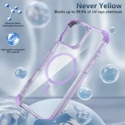 Phone Case For iPhone 16 15 14 Pro Max Plus 13 12 Pro Max Back Cover Magnetic Support Wireless Charging Shockproof Retro PC