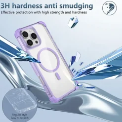 Phone Case For iPhone 16 15 14 Pro Max Plus 13 12 Pro Max Back Cover Magnetic Support Wireless Charging Shockproof Retro PC