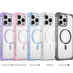 Phone Case For iPhone 16 15 14 Pro Max Plus 13 12 Pro Max Back Cover Magnetic Support Wireless Charging Shockproof Retro PC