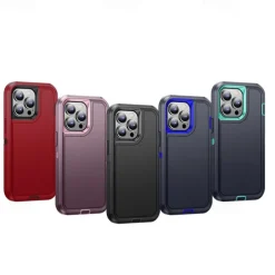 Phone Case For iPhone 16 15 14 Pro Max Plus 13 12 11 Pro Max Back Cover Shockproof Retro TPU PC