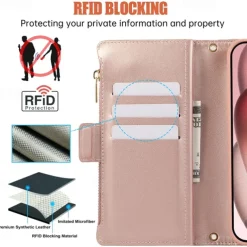 Phone Case For iPhone 16 15 14 Pro Max Plus 13 12 11 Pro Max Back Cover with Stand Holder Magnetic with Lanyard Retro TPU PU Leather