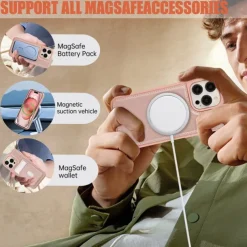 Phone Case For iPhone 16 15 14 Pro Max Plus 13 12 11 Pro Max Back Cover with Stand Holder Magnetic with Lanyard Retro TPU PU Leather