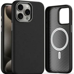 Phone Case For iPhone 16 15 14 Pro Max Plus 13 12 Pro Max Back Cover With Magsafe Support Wireless Charging Shockproof Retro TPU PU Leather