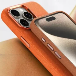 Phone Case For iPhone 16 15 14 Pro Max Plus 13 12 Pro Max Back Cover With Magsafe Support Wireless Charging Shockproof Retro TPU PU Leather