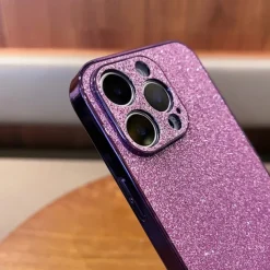 Phone Case For iPhone 16 15 14 Pro Max Plus 13 12 11 Pro Max Back Cover Bling Glitter Shiny Shockproof Retro PC