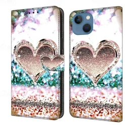 Phone Case For iPhone 16 15 14 Pro Max Plus 13 12 11 Pro Max Mini Wallet Case Flip Cover with Stand Holder Magnetic Card Slot Butterfly Flower Flower Floral TPU PU Leather