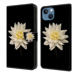 Phone Case For iPhone 16 15 14 Pro Max Plus 13 12 11 Pro Max Mini Wallet Case Flip Cover with Stand Holder Magnetic Card Slot Butterfly Flower Flower Floral TPU PU Leather