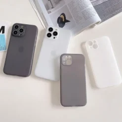 Phone Case For iPhone 15 14 Pro Max Plus 13 12 11 Pro Max Mini Back Cover Slim Case Ultra Thin Shockproof Retro TPU