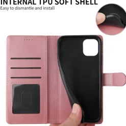Phone Case For iPhone 15 14 Pro Max Plus 13 12 11 Pro Max Mini Wallet Case Magnetic Full Body Protective Kickstand Retro TPU PU Leather