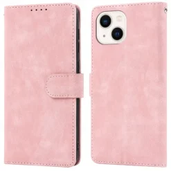 Phone Case For iPhone 15 14 Pro Max Plus 13 12 11 Pro Max Mini Wallet Case with Wrist Strap Kickstand Card Slot Retro TPU PU Leather