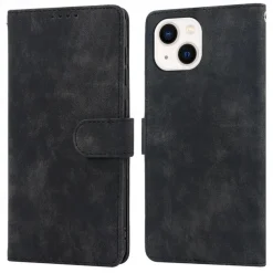 Phone Case For iPhone 15 14 Pro Max Plus 13 12 11 Pro Max Mini Wallet Case with Wrist Strap Kickstand Card Slot Retro TPU PU Leather