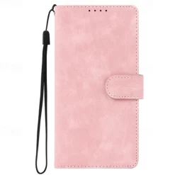 Phone Case For iPhone 15 14 Pro Max Plus 13 12 11 Pro Max Mini Wallet Case with Wrist Strap Kickstand Card Slot Retro TPU PU Leather