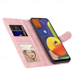 Phone Case For iPhone 15 14 Pro Max Plus 13 12 11 Pro Max Mini Wallet Case with Wrist Strap Kickstand Card Slot Retro TPU PU Leather