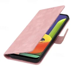 Phone Case For iPhone 15 14 Pro Max Plus 13 12 11 Pro Max Mini Wallet Case with Wrist Strap Kickstand Card Slot Retro TPU PU Leather