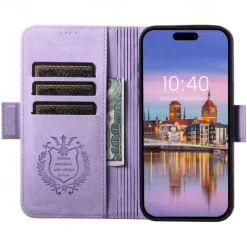 Phone Case For iPhone 17 Pro Max 17 Air 16 15 14 Pro Max Plus 13 12 Pro Max Back Cover with Stand Holder Magnetic Support Wireless Charging Retro TPU PU Leather