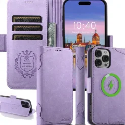 Phone Case For iPhone 17 Pro Max 17 Air 16 15 14 Pro Max Plus 13 12 Pro Max Back Cover with Stand Holder Magnetic Support Wireless Charging Retro TPU PU Leather