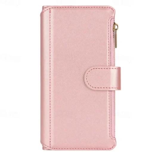 Phone Case For iPhone 17 Pro Max 17 Air 16 15 14 Pro Max Plus 13 12 11 Pro Max Mini Wallet Case Magnetic Zipper with Lanyard Retro TPU PU Leather